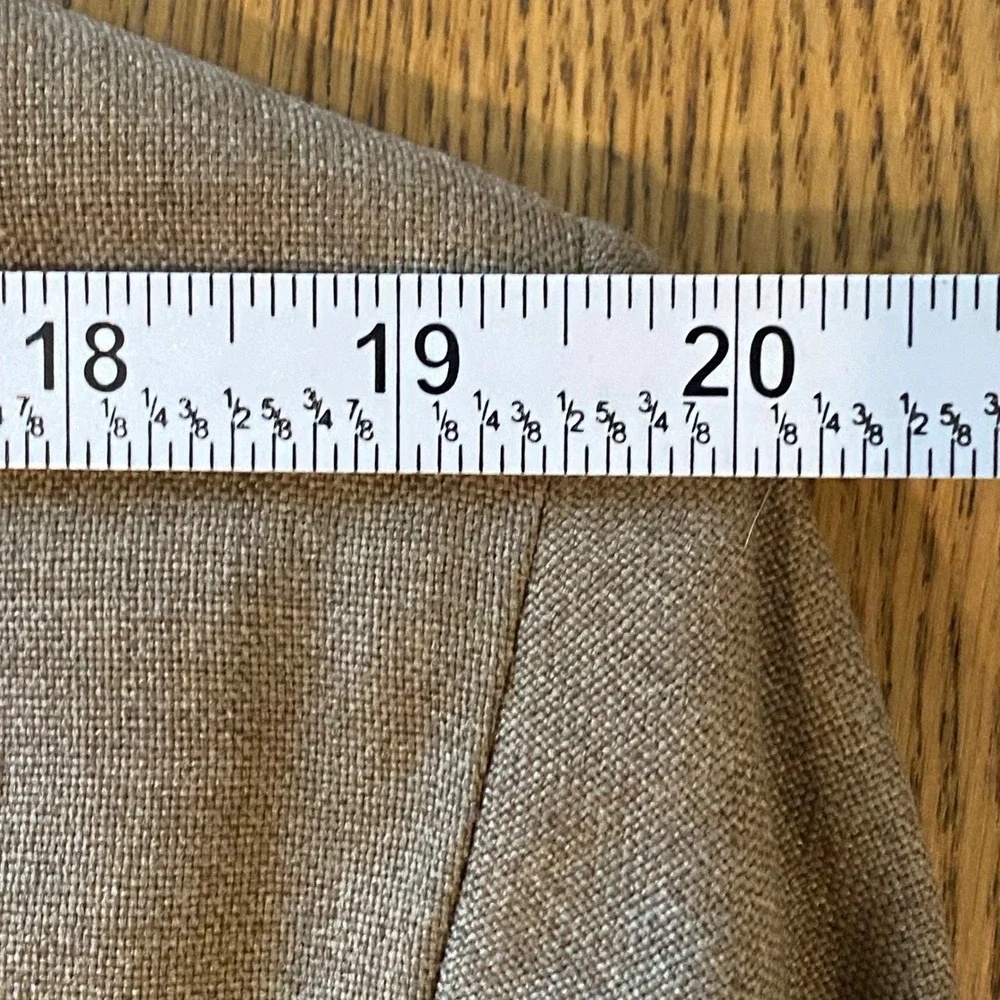 Stafford Blazer Jacket Mens 40S Brown Worsted Wool Blend Two Button Professional